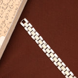 Premium Stone Silver Bracelet for Men