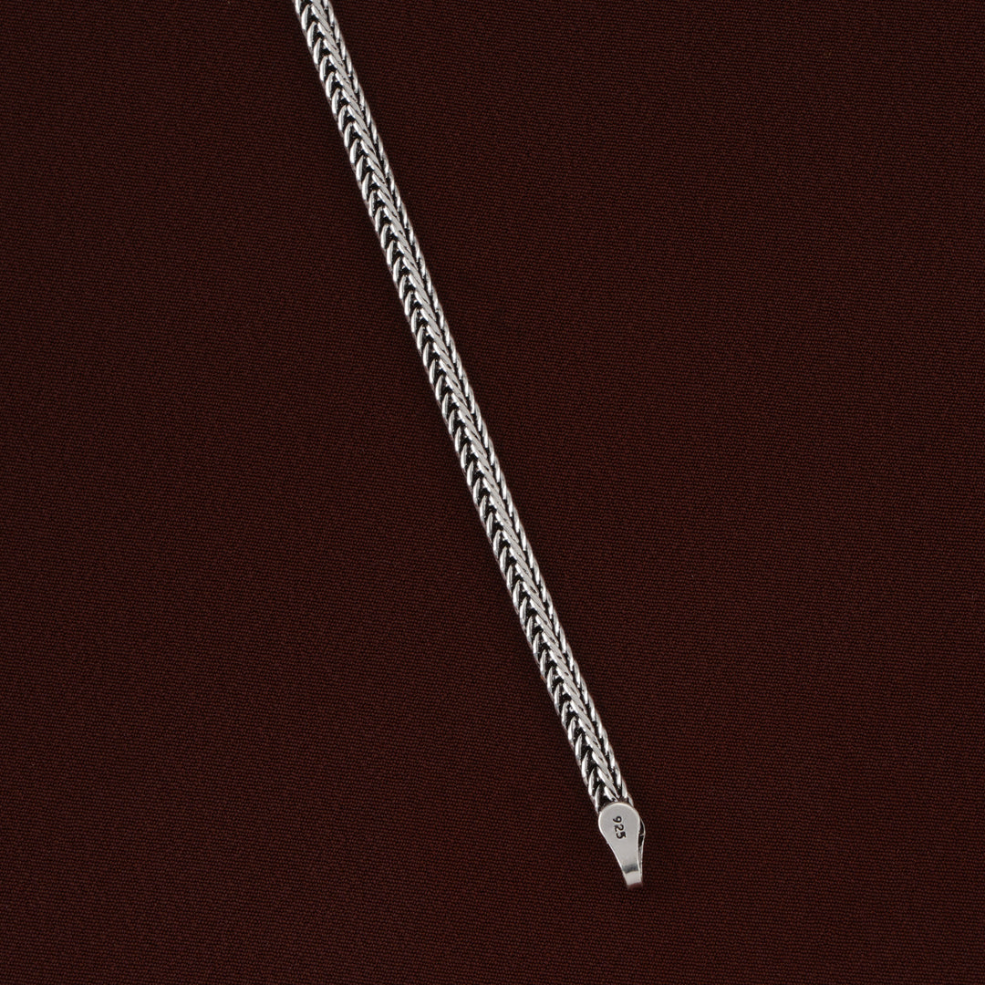 Foxtail Men's Silver Bracelet