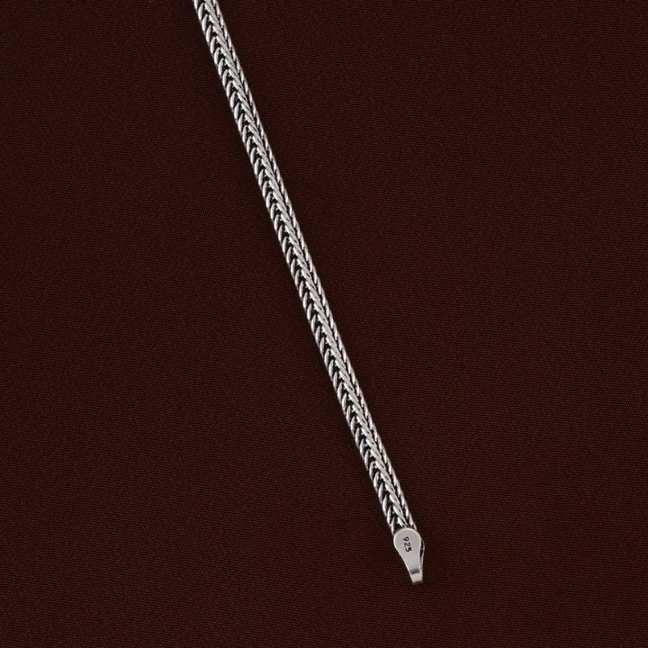 Foxtail Men's Silver Bracelet