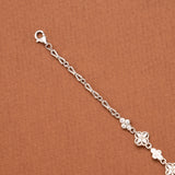 Mini Three Butterflies Silver Bracelet
