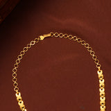 Flower Pattern Lakshmi Devi Gold Haram