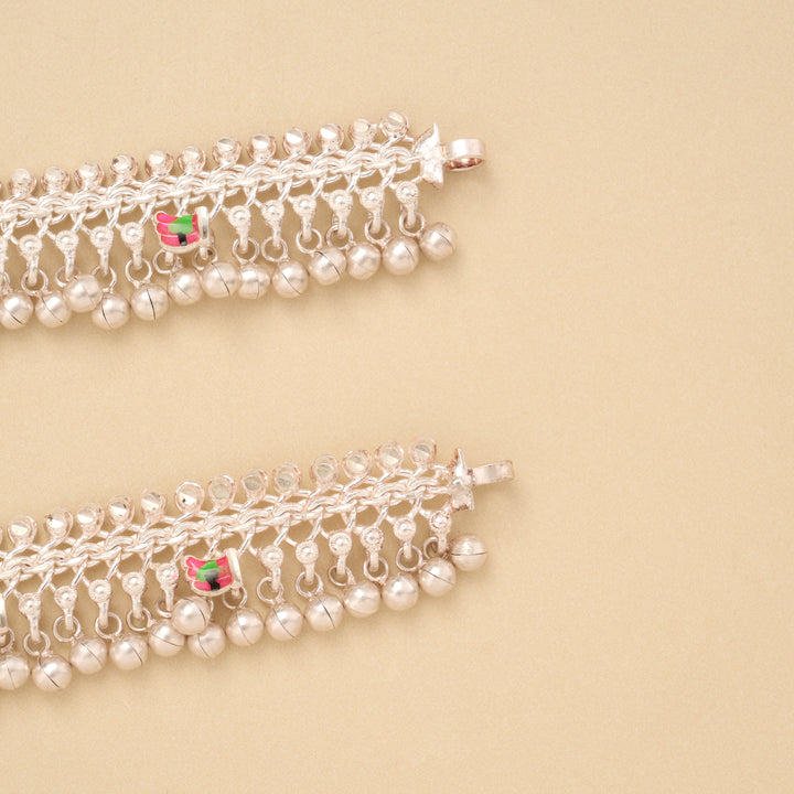 Elegant Ghungroo Silver Baby Anklet