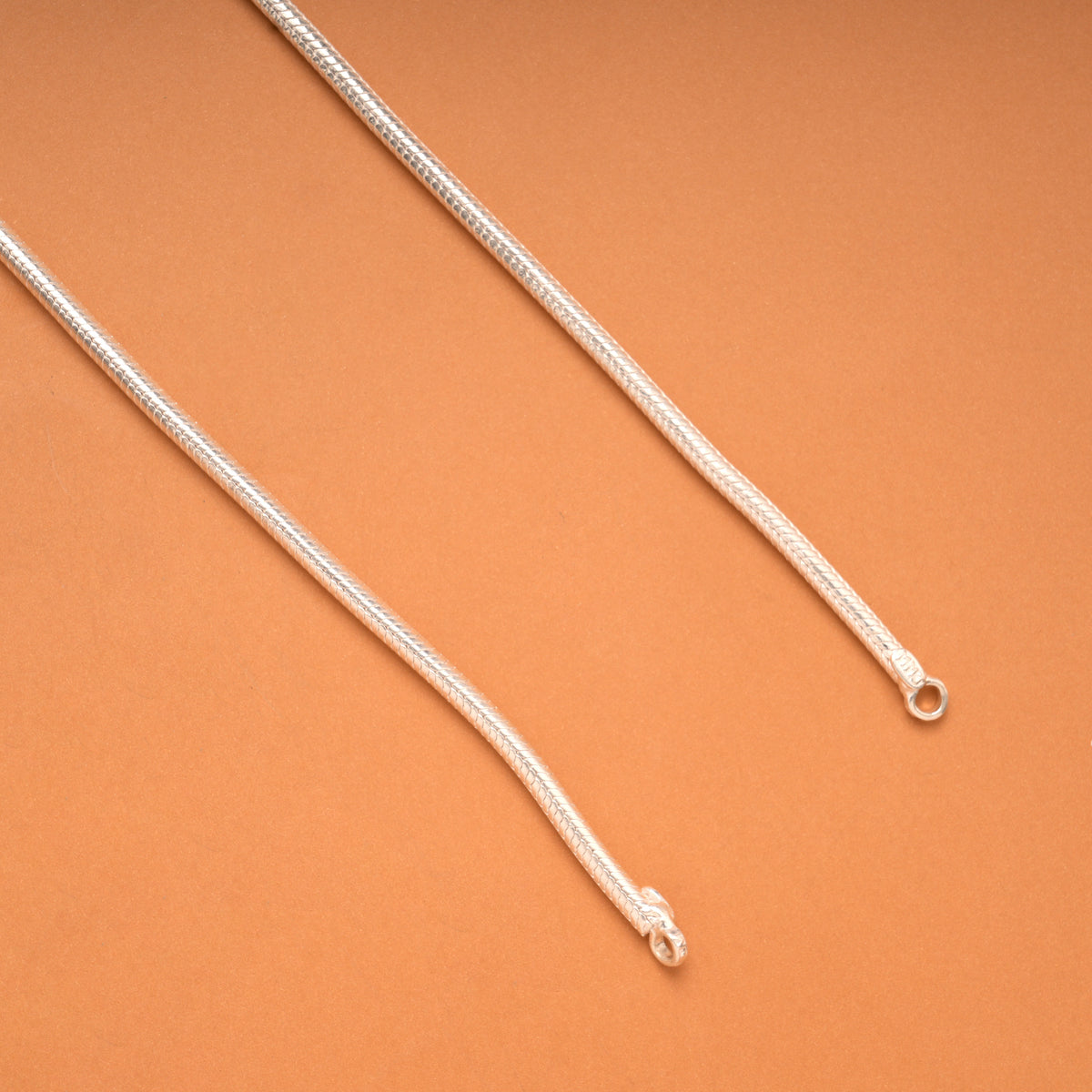 Bold Bombay Model Silver Anklet