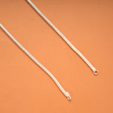 Bold Bombay Model Silver Anklet