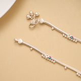 Simple Lightweight Silver Baby Anklets