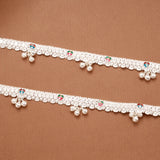 Lovely Colourful Enamel Silver Anklets