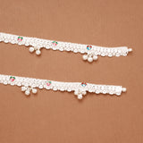 Lovely Colourful Enamel Silver Anklets