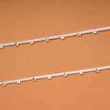 Minimal Heart Enamel Pattern Silver Anklets