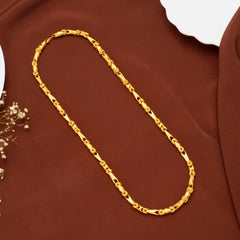Trendy Hip Hop Style Design Gold Chain