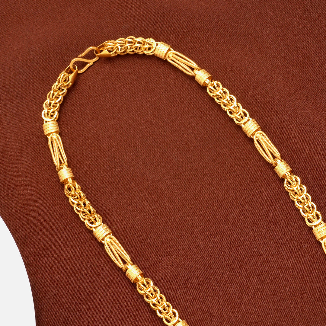 Modern Rajwadi Design Gold Chain