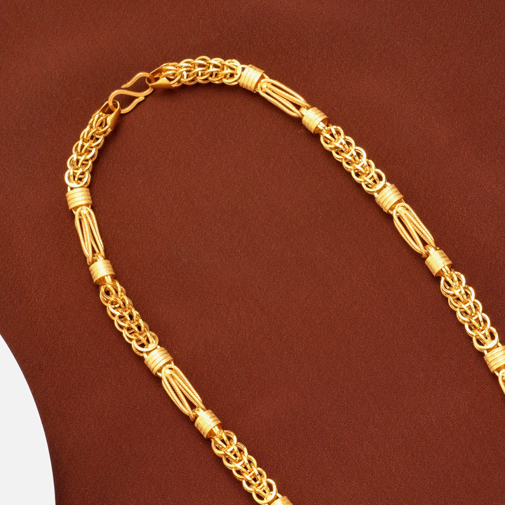 Modern Rajwadi Design Gold Chain
