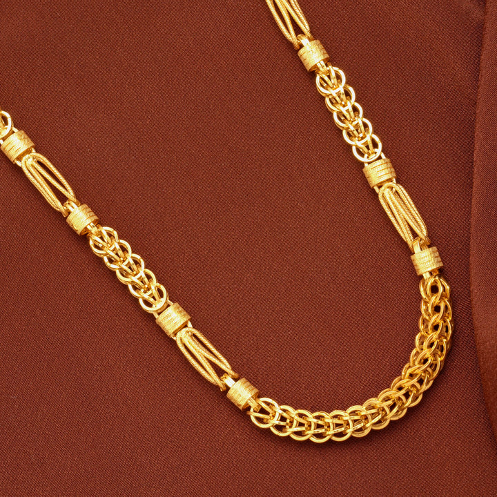 Modern Rajwadi Design Gold Chain