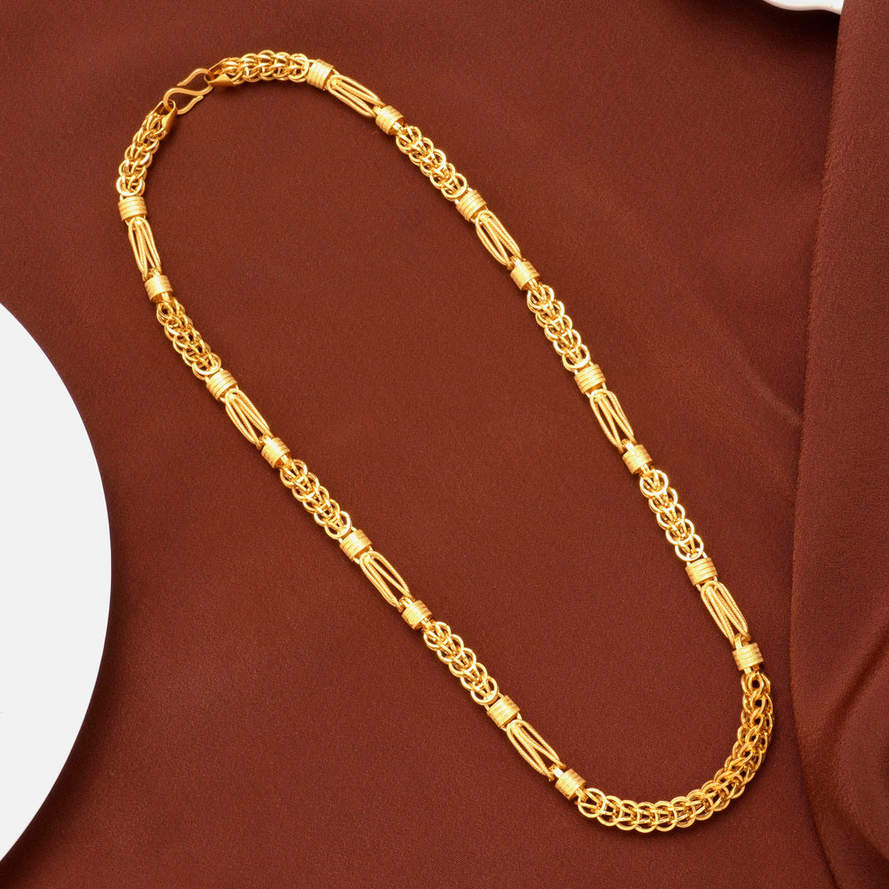 Modern Rajwadi Design Gold Chain