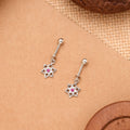 Crystal Star Pink Stone Silver Koppu
