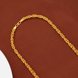 Stylish Twisted Rope Styled Gold Chain