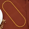 Stylish Twisted Rope Styled Gold Chain