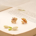 Blossom Floral Golden Kundan Stud
