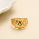 Divine Ganesha Gold Ring