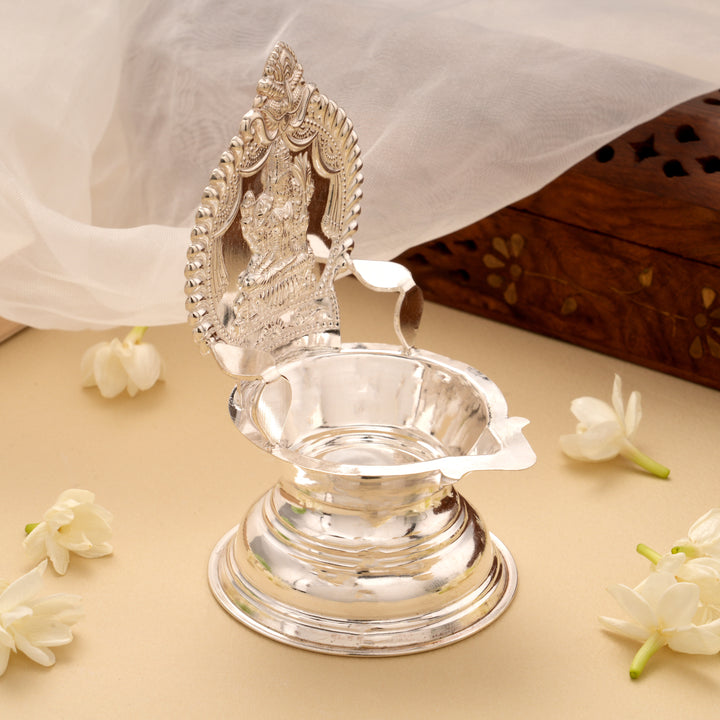 Divine Kamatchi Amman Silver Vilaku