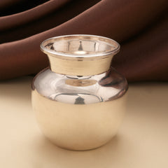 Traditional Plain Design Silver Sombu