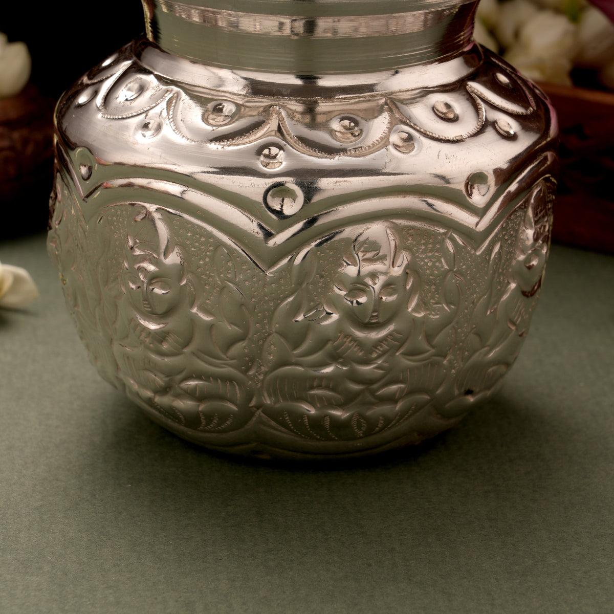 Divine Lakshmi Silver Sombu