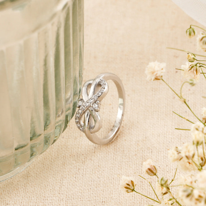Timeless Infinity Silver Ring