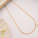 Traditional Wheat Pattern Golden Chain