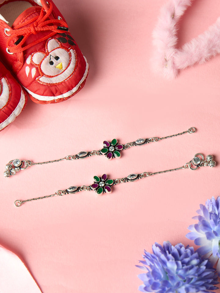 Little Royal Flora Antique Anklet