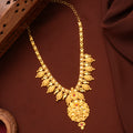 Flower Pattern Lakshmi Devi Gold Haram