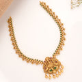 Elegant Golden Pendant Drop Necklace