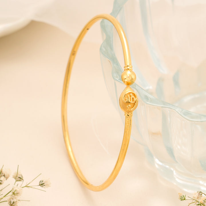 Classic Murugan Om Design Gold Kada