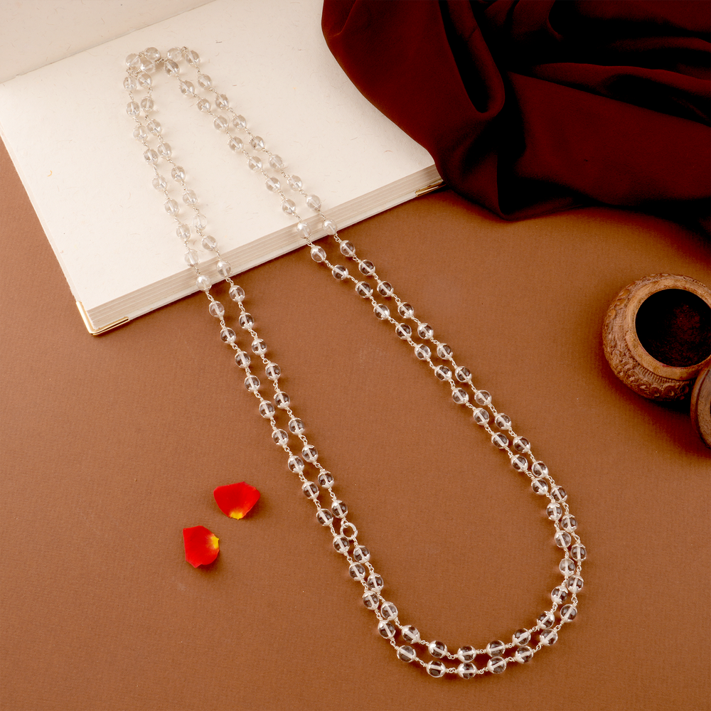 Sacred Spadigam Silver Traditional Malai