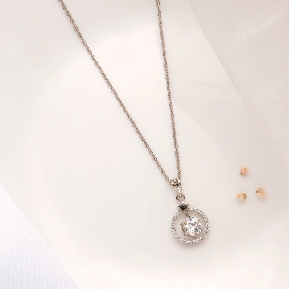 Modern Drizzle Drop Silver Chain
