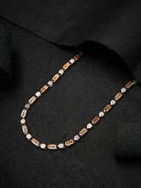 Rose Gold Celestial Box Men's Chain