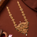Antique Floral Ruby & Emerald Beads Gold Haram