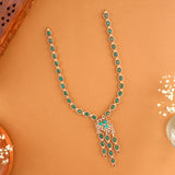 Mango Leaf Swarovski Emerald Haram
