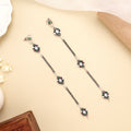 Emerald Ruby Oval Symphony Silver Anklet