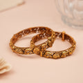 Traditional Temple Design Gold Bangles