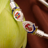 Traditional Murugan Silver Vel Kappu