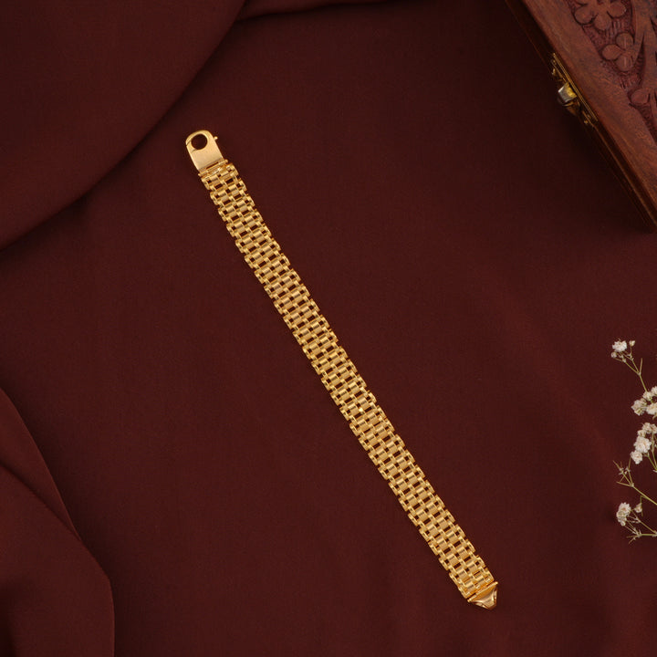 Golden Two-Line Dotted Bracelet