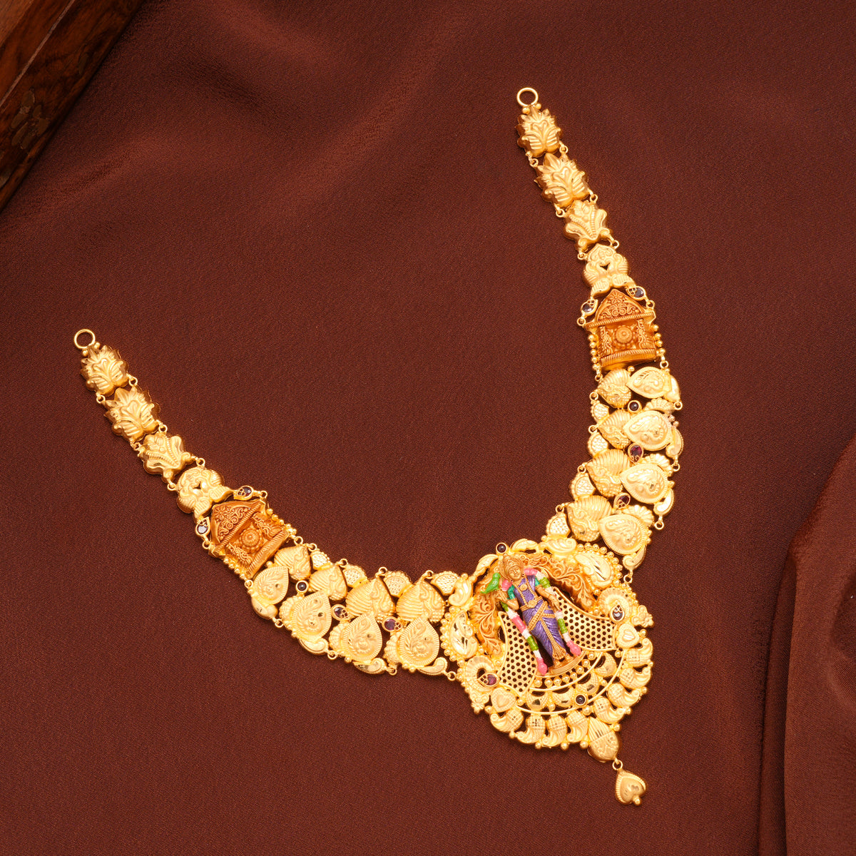Heritage Sri Meenatchi Gold Necklace