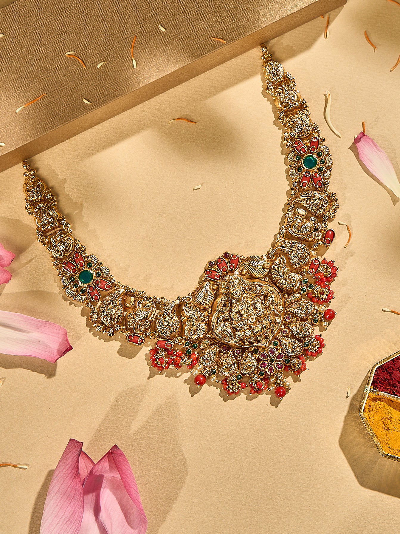 Antique Peacock Necklace