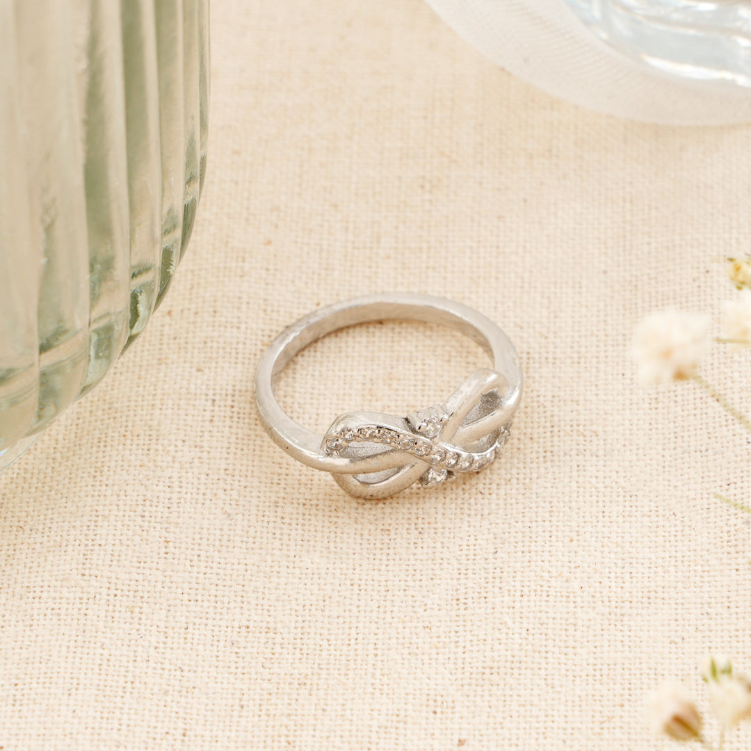 Timeless Infinity Silver Ring