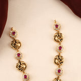 Antique Divine Lakshmi-Peacock Necklace