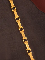 Classic Interlocked Gold Bracelet for Men