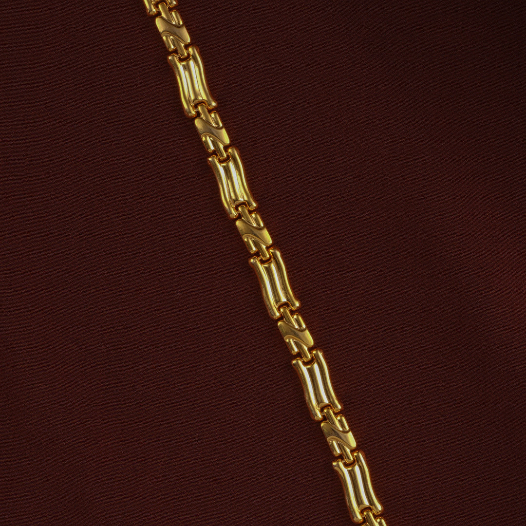 Silver Gold-Plated Men’s Bracelet
