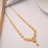 Elegant Leaf Vine Golden Necklace Set