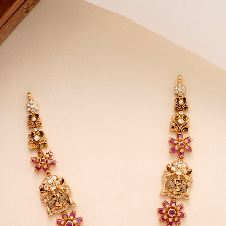 Ramar Lakshman Seetha Rose Gold Necklace