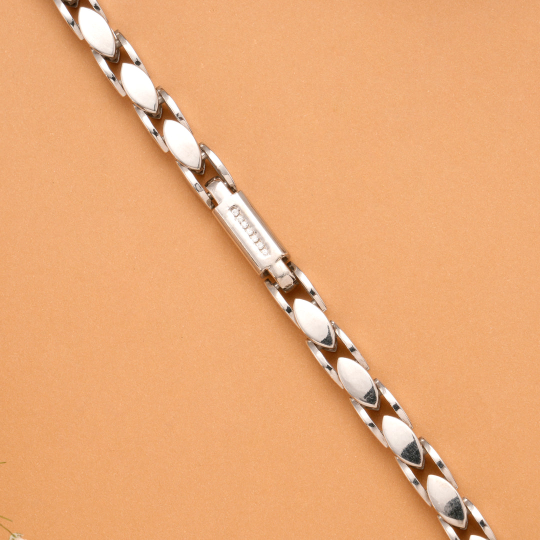 Fancy Oval Link Chain Bracelet for Men