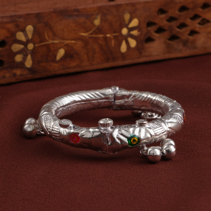 Simple Twist Beads Silver Baby Thandai